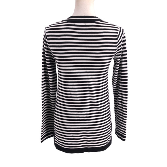 Lands End Womens Size XS Nautical Striped Sweater Preppy Pullover Cotton - Picture 2 of 7